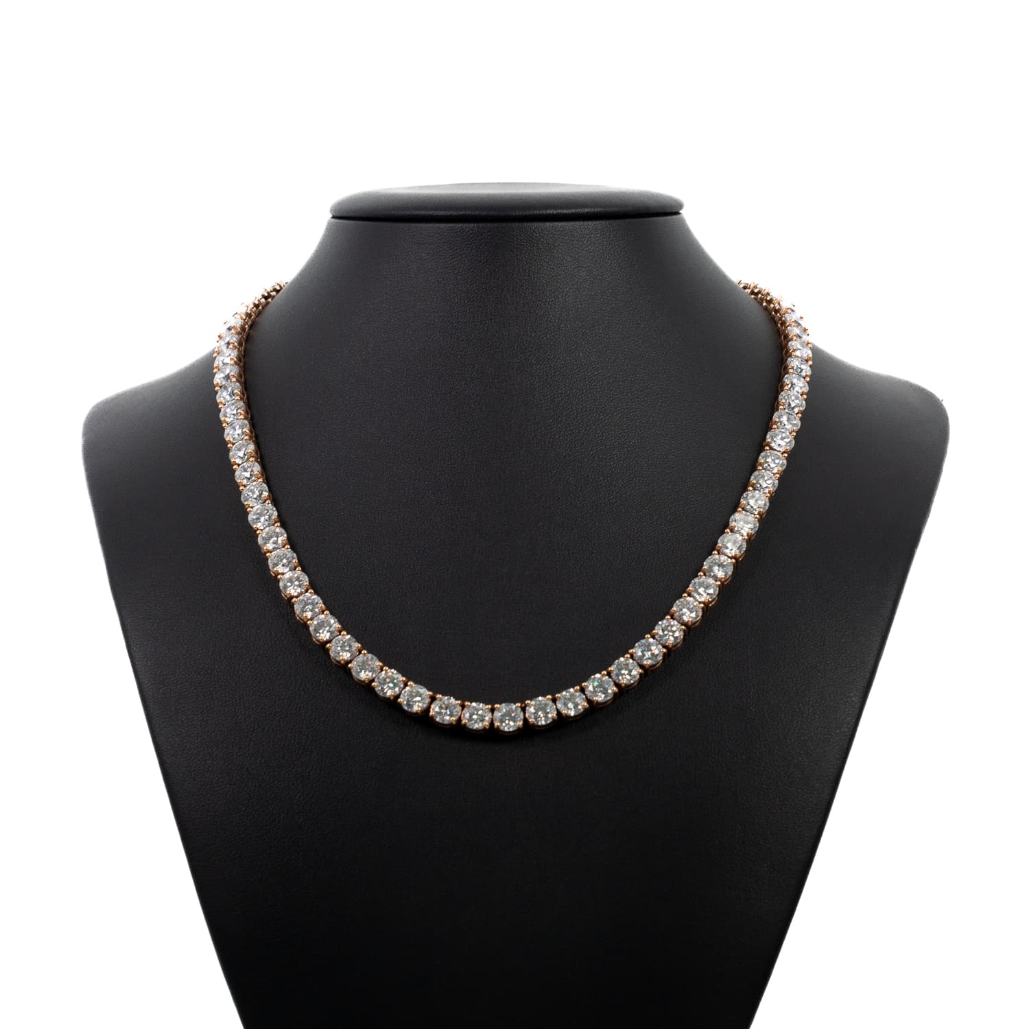Round Cut Brilliant 75ct Diamond Tennis Chain