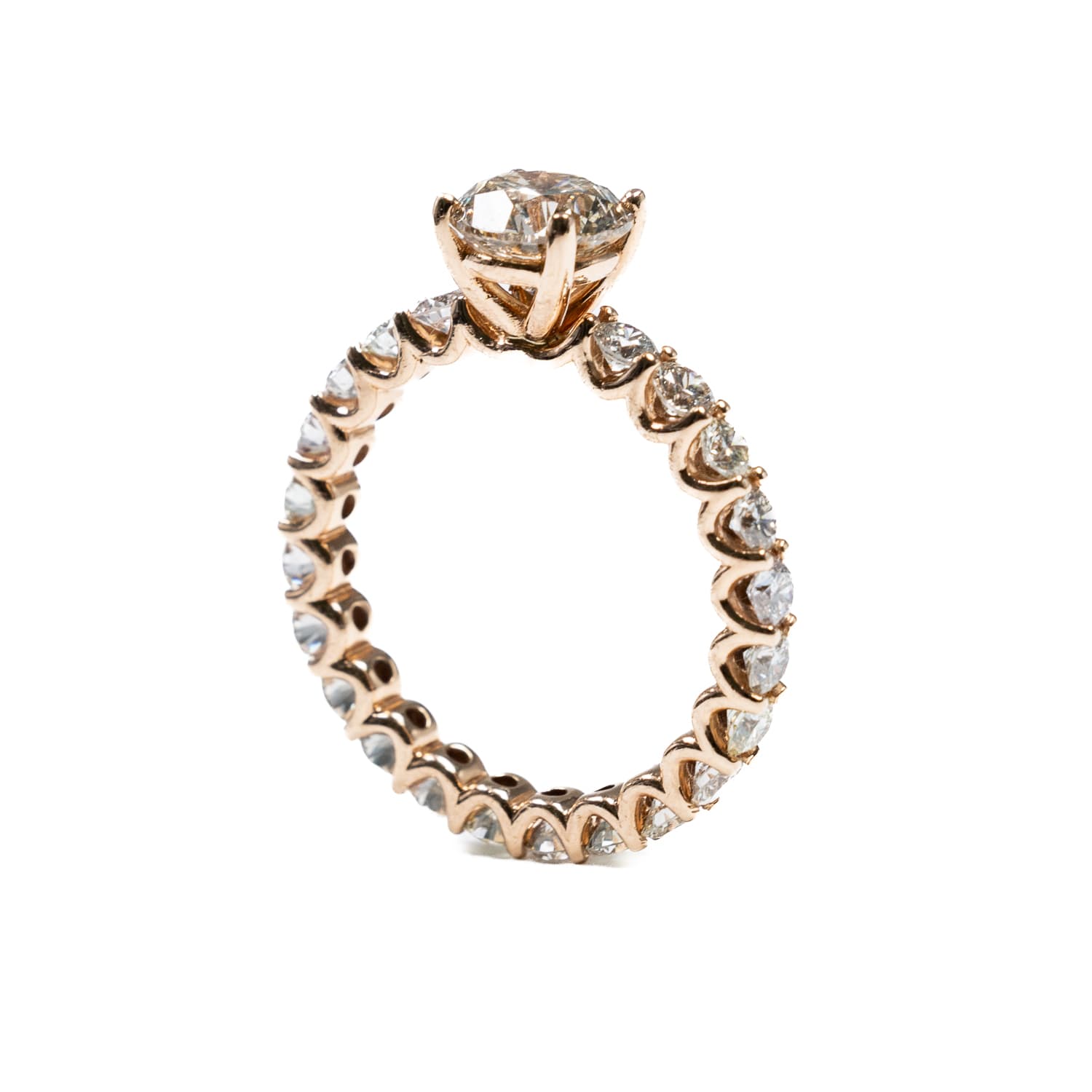 Eternity Diamond Rose Gold Ring