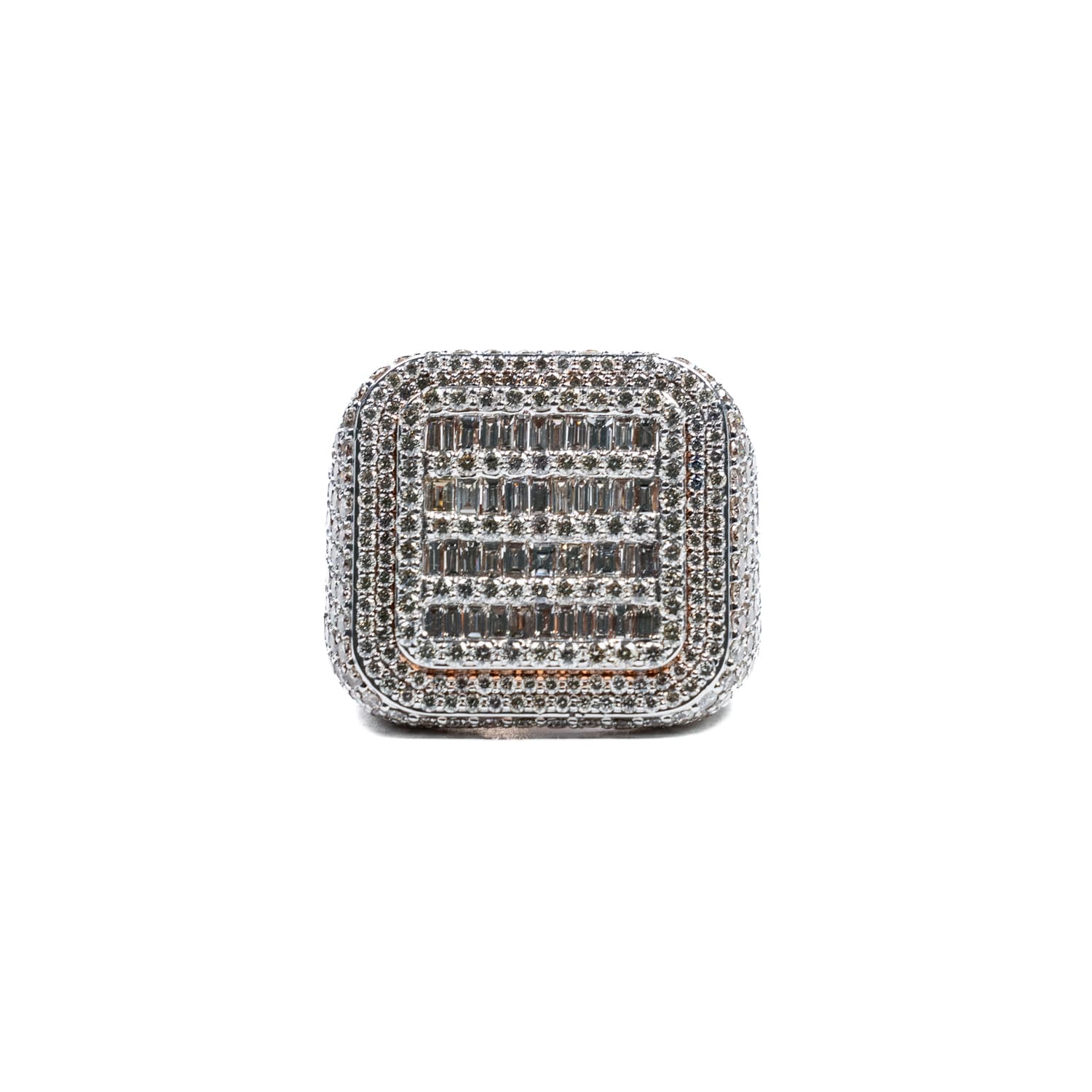 Sqaure Diamond Baguette Ring